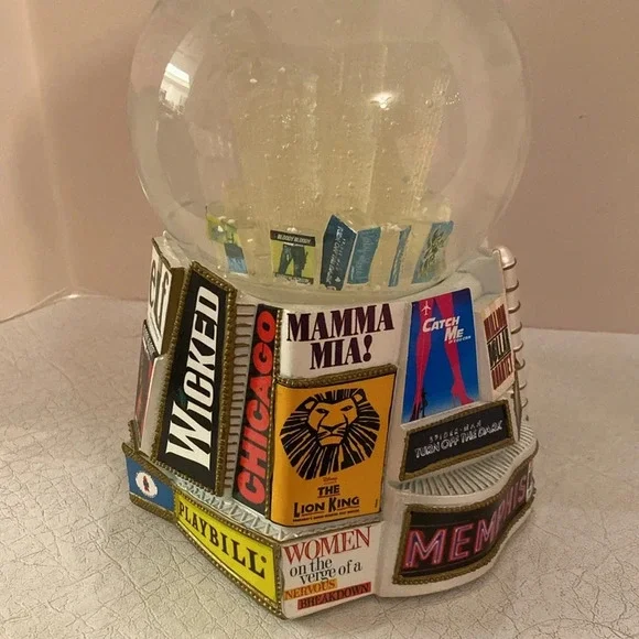 Broadway Snow Globe